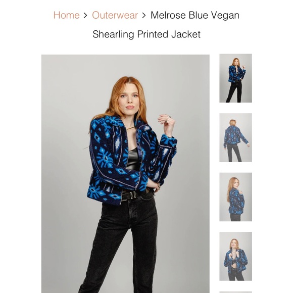 Red Aztec Southwest Sherpa Jacket US L 🎥 - Picture 10 of 15